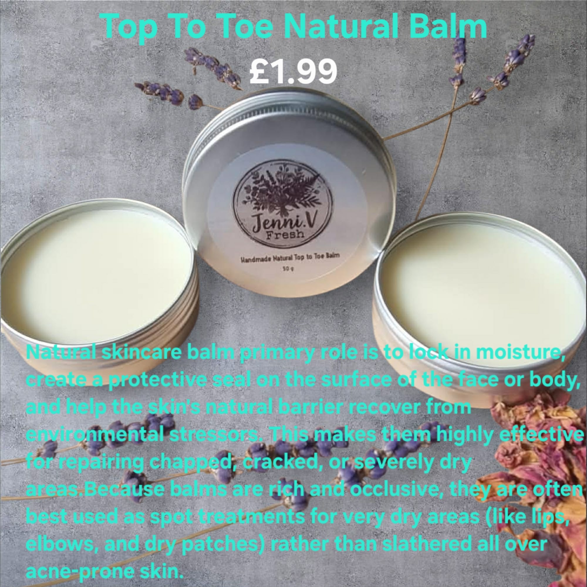 Top to Toe Handmade Natural Balm