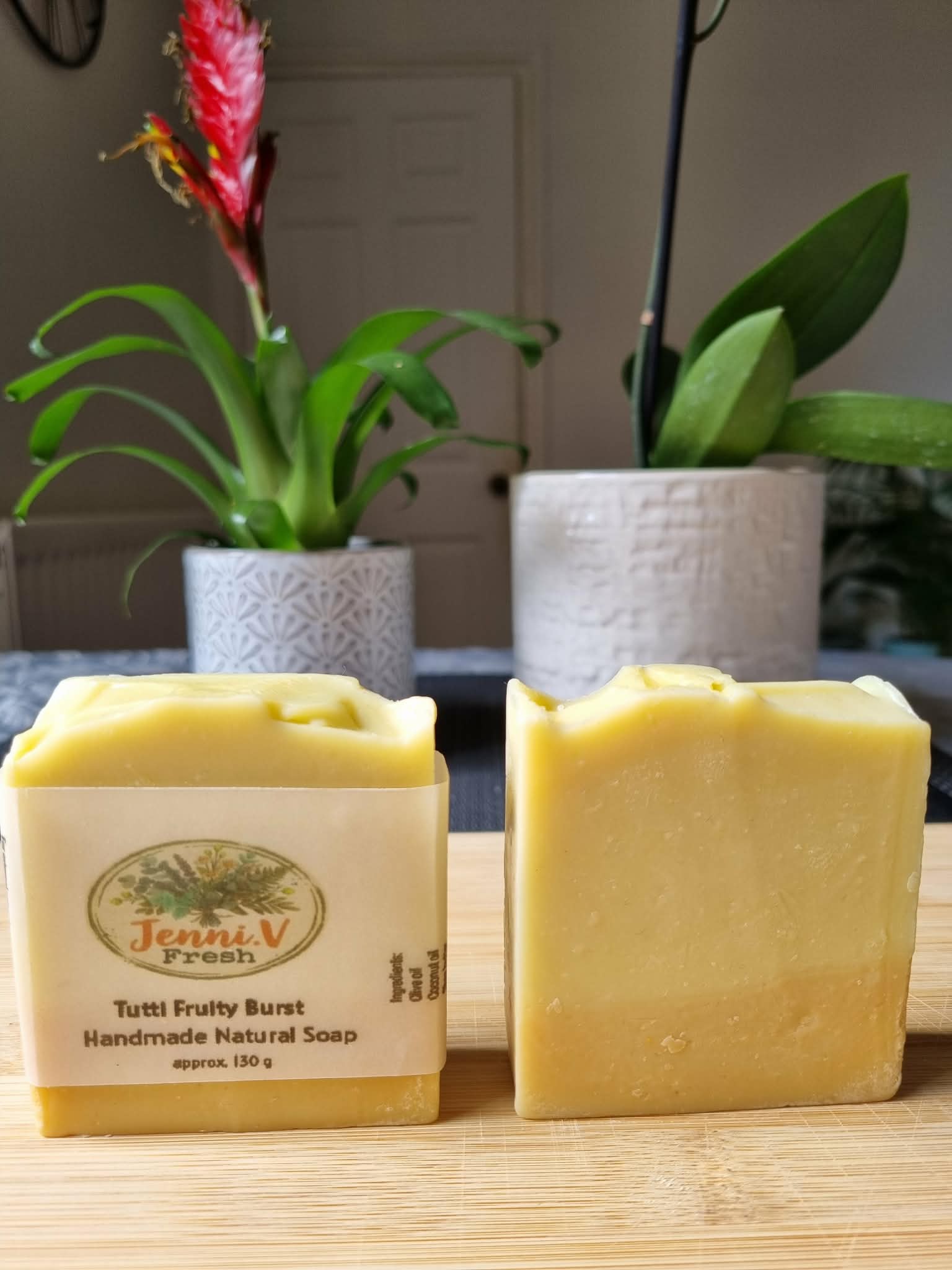 Tutty Fruity Burst Handmade Natural Soap with goat milk and coconut milk
